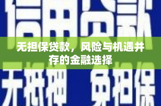 二林无担保贷款，风险与机遇并存的金融选择