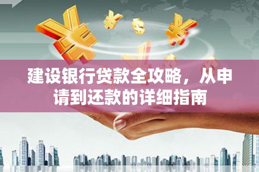 白水建设银行贷款全攻略，从申请到还款的详细指南
