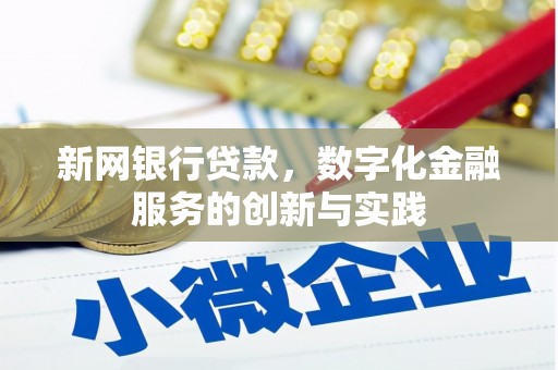 南开新网银行贷款，数字化金融服务的创新与实践