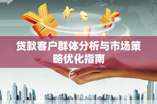 嘉黎贷款客户群体分析与市场策略优化指南