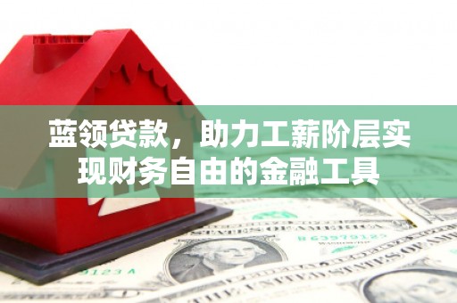 学甲蓝领贷款，助力工薪阶层实现财务自由的金融工具