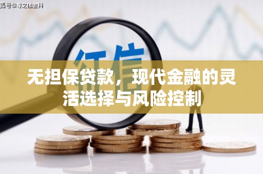 尼勒克无担保贷款，现代金融的灵活选择与风险控制