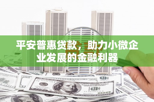 新乐平安普惠贷款，助力小微企业发展的金融利器