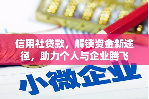学甲信用社贷款，解锁资金新途径，助力个人与企业腾飞