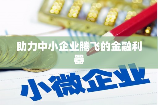 麻江助力中小企业腾飞的金融利器